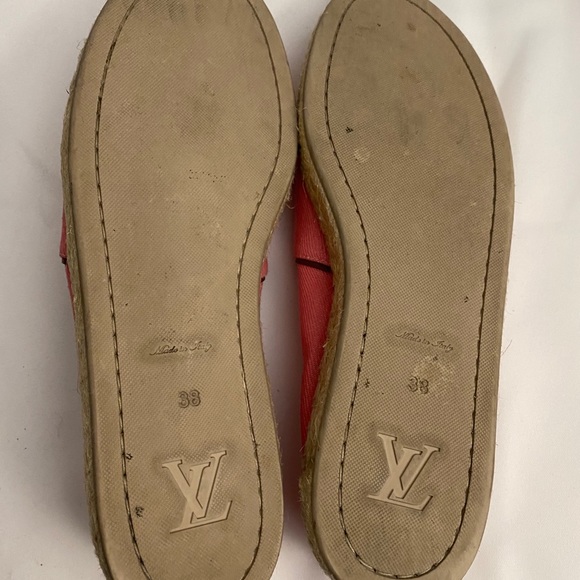 Authentic Louis Vuitton pink espadrilles - Picture 6 of 8